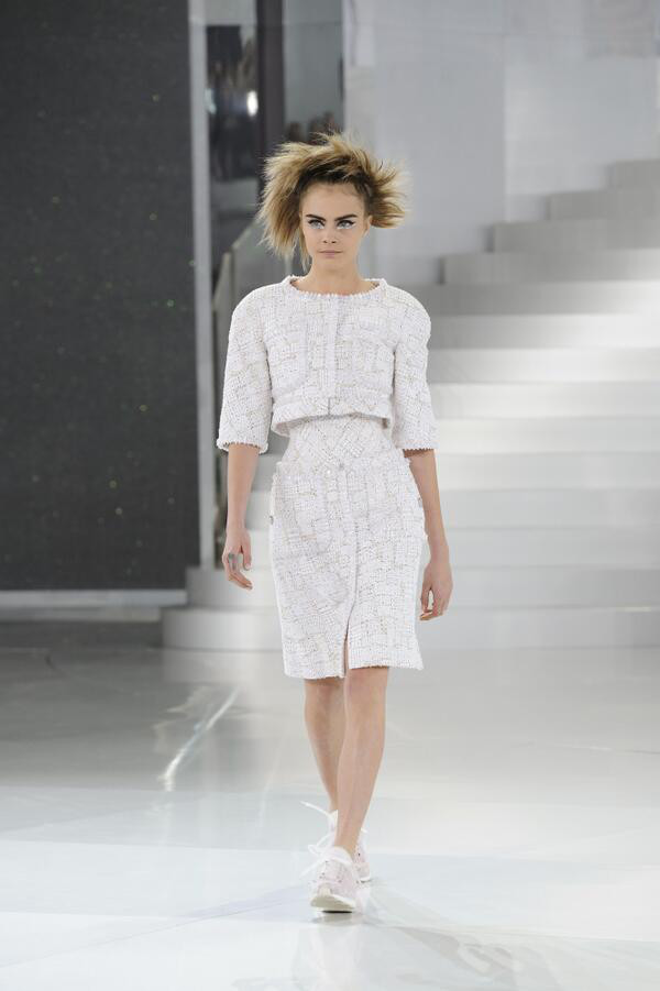 Chanel alta costura 2014, Cara Delevingne Chanel alta costura 2014, Cara Delevingne